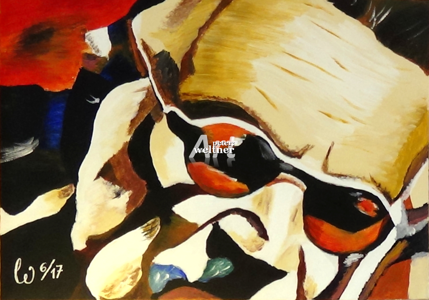 Portrait abstrakt
